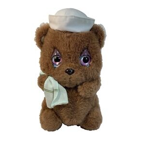 VTG Plush Emotions Mattel 1983 Crying Teddy Bear VINTAGE SAILOR‎ BEAR SAD BOY